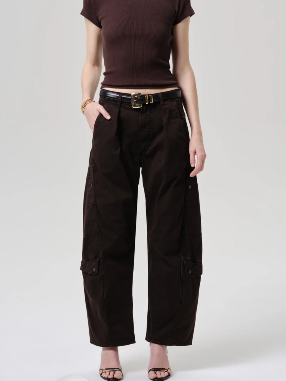 NWOT Citizens of Humanity Flight Pant Carob Cargo Utility Pants